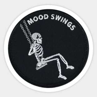 Mood Swings Skeleton Sticker